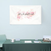 寿命が短すぎてバナーを待てないやる気を起こさせる- 横断幕 (トレードショー)