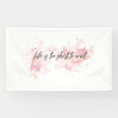 寿命が短すぎてバナーを待てないやる気を起こさせる- 横断幕 (横)