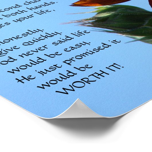 寿命が短すぎるやる気を起こさせる- ポスター (角)