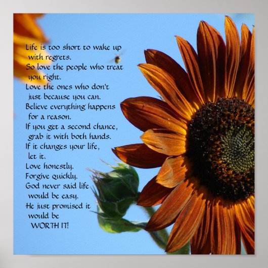 寿命が短すぎるやる気を起こさせる- ポスター (正面)