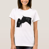 寿命の乗馬の馬のワイシャツの愛 Tシャツ (正面)