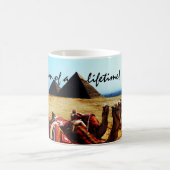 寿命の私の休暇! エジプトのラクダのマグ コーヒーマグカップ (中央)