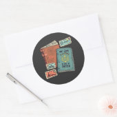 寿命の終了 ラウンドシール (封筒)