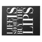 寿命は唇買のナース注射の短い ノートパッド (正面)