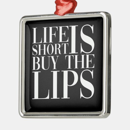 寿命は唇買のナース注射の短い メタルオーナメント (左)