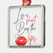 寿命は短い買唇のMedスパナース メタルオーナメント (左)