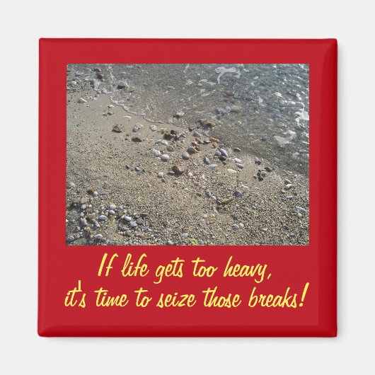 寿命もしが重すぎる感動的マグネット(2) マグネット (正面)