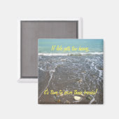 寿命もしが重すぎる感動的マグネット(2b) マグネット (正面/裏面)