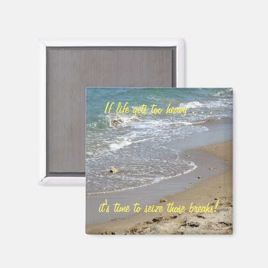 寿命もしが重すぎる感動的マグネット(2c) マグネット (正面/裏面)