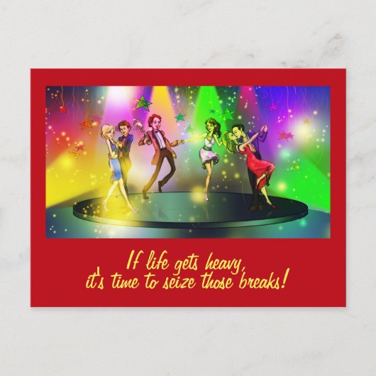 寿命もしは重感動的いポストカード(1) ポストカード (正面)