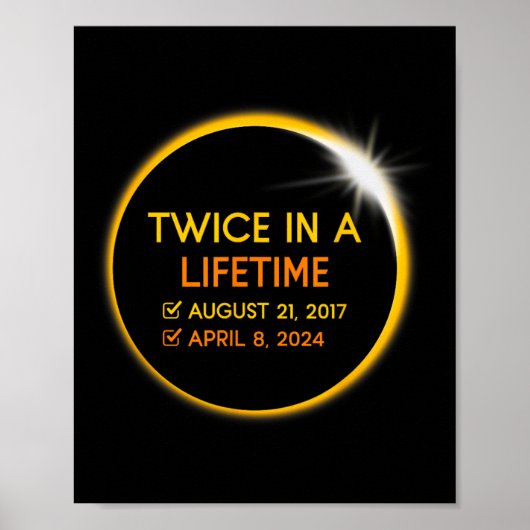 寿命太陽のマッチングGで2回皆既食 ポスター (正面)
