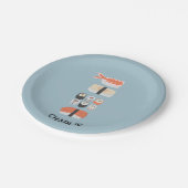 寿日本の司パーソナライズされた ペーパープレート (アングル)