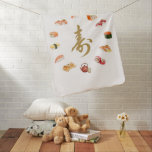 寿 Sushi Circle T-Shirt – “A Life of Blessings” Des ベビー ブランケット<br><div class="desc">Add a playful touch of Japan to your next celebration or everyday life with this vibrant sushi-themed design. Created by a Japanese artist who 寿 Sushi Circle T-Shirt – “A Life of Blessings” Design Celebrate Japanese culture and the joy of life with this unique and stylish T-shirt featuring the kanji...</div>