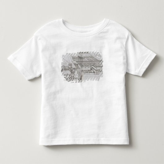 封じられた庭およびChateau de Gailloの計画 トドラーTシャツ (正面)