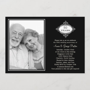 封ファンシー印記念写真招待状 招待状