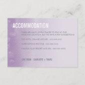 封入カード :: ぼかし水彩 紫 エンクロージャーカード (裏面)