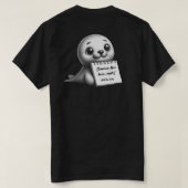 封印を解く Tシャツ (デザイン裏面)