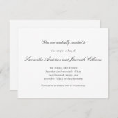 封印式招待状囲いカード エンクロージャーカード (正面/裏面)