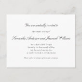 封印式招待状囲いカード エンクロージャーカード (正面)