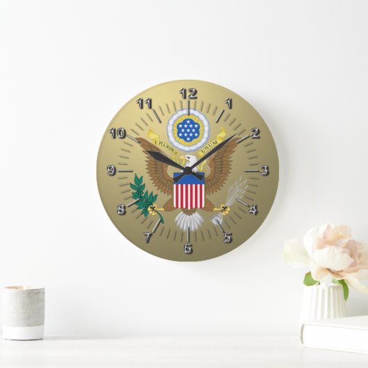 封印素晴らし州 ラージ壁時計 (ホーム)