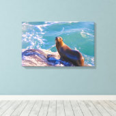 封印2 – まだ私を見てる！ キャンバスプリント (インサイチュ (ウッドフロア))