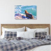 封印2 – まだ私を見てる！ キャンバスプリント (インサイチュ (寝室))