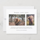 封筒おもしろいペットのクリスマスカードをクリック (裏面)