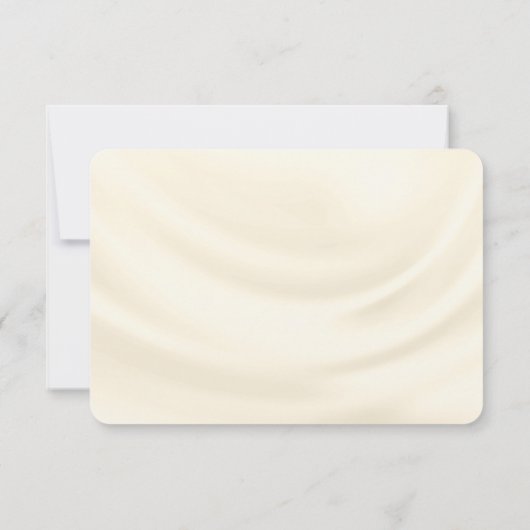 封筒が付いているカスタマイズ可能なメニュー応答カード 出欠カード (裏面)