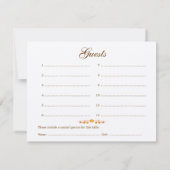 封筒が付いている収穫のフェスティバルRSVPカード 出欠カード (裏面)