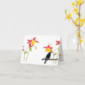 封筒が付いている明るく空白のなメッセージカード カード (黄色い花)