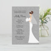 封筒が揃ったブライダルシャワー招待状 招待状 (スタンド正面)