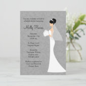 封筒が揃ったブライダルシャワー招待状 招待状 (スタンド正面)