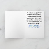 封筒つきハヌカーグリーティングカード シーズンカード (内部)