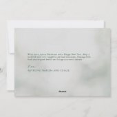 封筒つきフラットメリークリスマスホリデーカード シーズンカード (裏面)