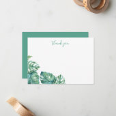 封筒つき熱帯リーフノートカード ノートカード (正面/裏面インサイチュ)