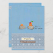 封筒つきHappy Passoverカード シーズンカード (正面/裏面)