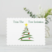 封筒と一緒に5x7 Scalloped Holiday招待状 招待状 (スタンド正面)