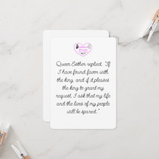 封筒と共に静止したエスザーの奇跡 招待状