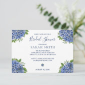 封筒のあじさいブライダルシャワー招待状 招待状 (スタンド正面)