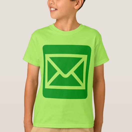 封筒のサイン – 緑 Tシャツ (正面)