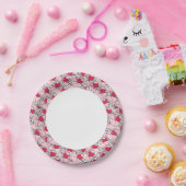 封筒のバレンタインハート ペーパープレート (パーティー)