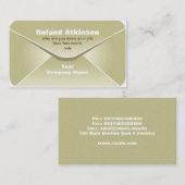 封筒の名刺 名刺 (正面/裏面)