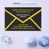 封筒の形ユニーク状 チラシ (シングル)