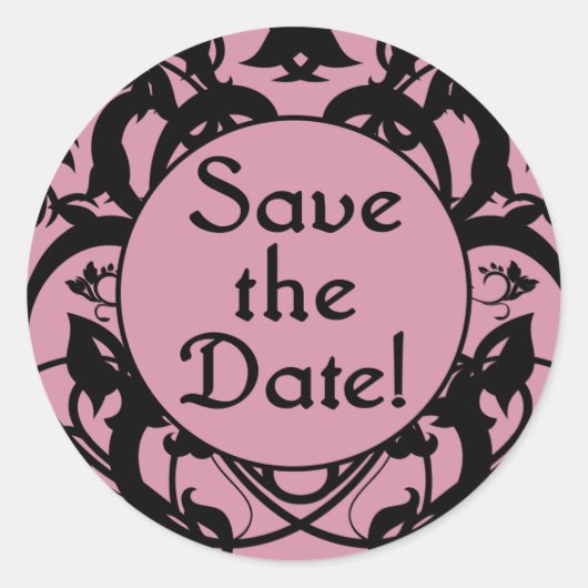 封筒の日付シールを保存する ラウンドシール (正面)