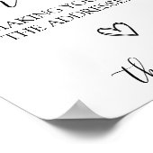 封筒の赤ちゃんシャワーのサインに対処する ポスター (角)