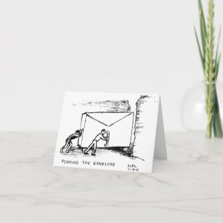 封筒を押す – ノートカード