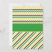 封筒を持つトラクターの誕生日の招待状 招待状 (裏面)