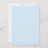 封筒を持つ飛行機の誕生日の招待状 招待状 (裏面)