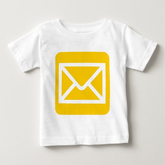 封筒サイン – 琥珀 ベビーTシャツ (正面)