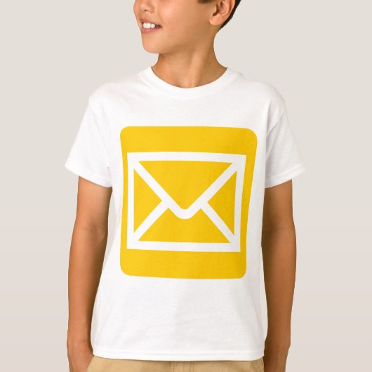 封筒サイン – 琥珀 Tシャツ (正面)